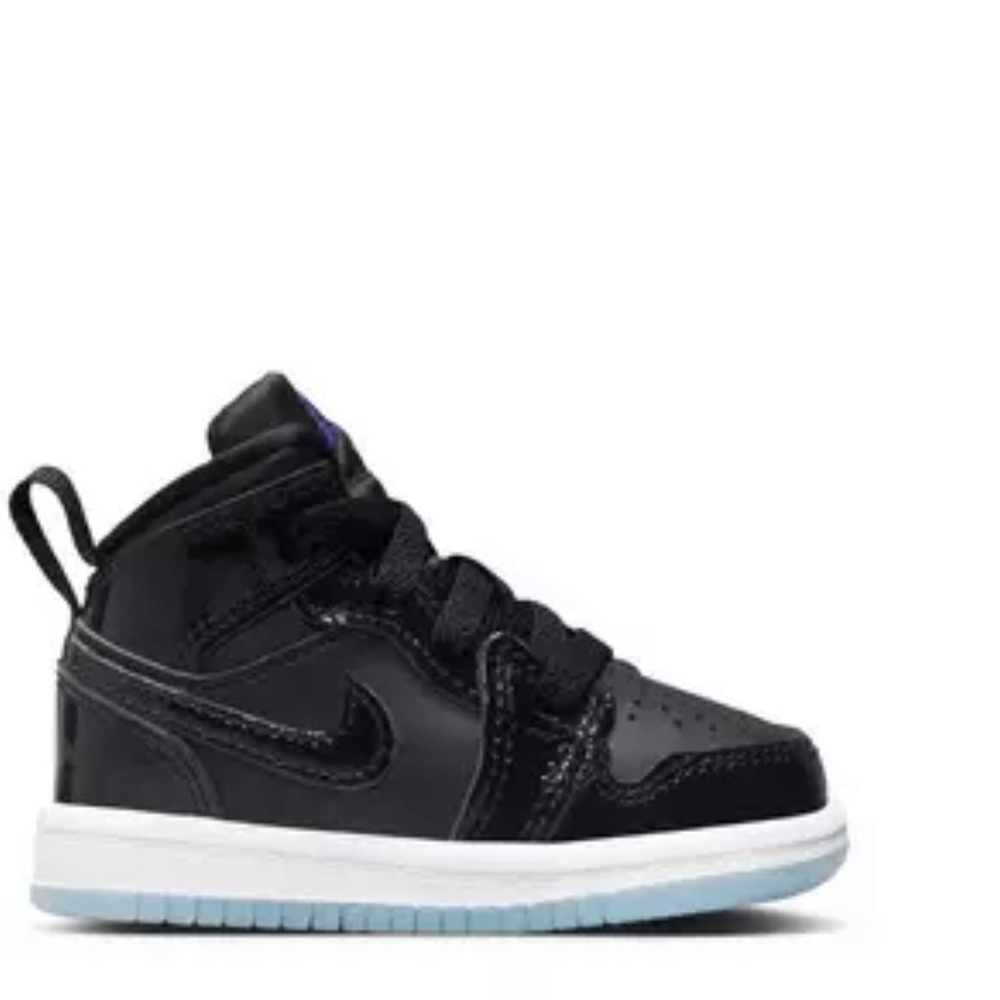 Jordan 1 Mid SE "Black/Dark Concord/White" Toddler Boys' Shoe